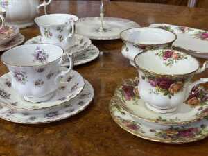 Royal Albert porcelain teaware - 2