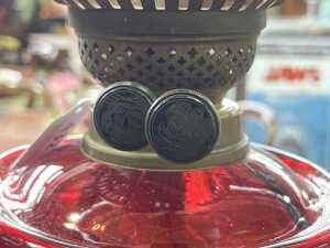 Antique twin burner kerosene lamp - 4
