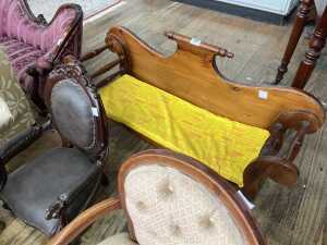 Collection of eleven reproduction miniature doll chairs and sofas - 4