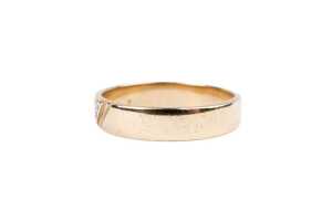 A diamond band in 9 carat yellow gold - 3