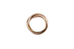 A Russian wedding band in 9 carat yellow gold - 3