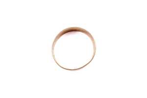 An antique band in 15 carat yellow gold - 3