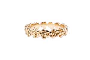 A Pandora daisy ring in 14 carat yellow gold - 2