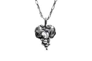 A Georg Jensen 1996 pendant of the year in sterling silver - 2
