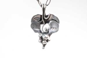 A Georg Jensen 1996 pendant of the year in sterling silver - 4