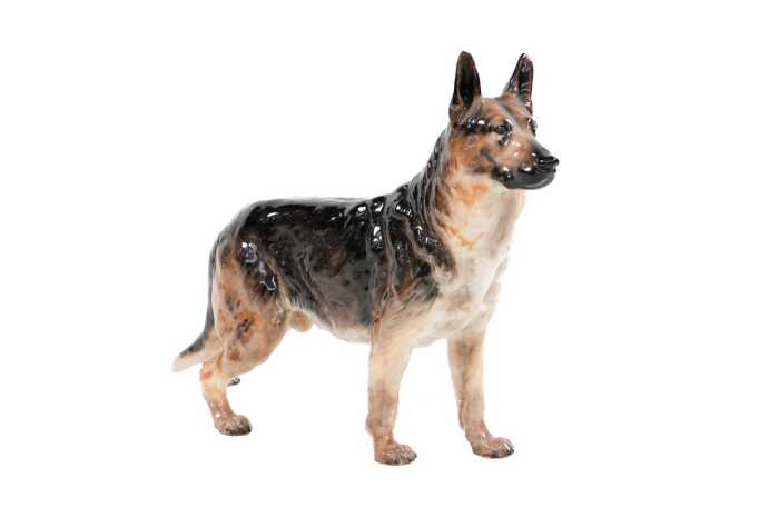 Royal Doulton 'Benign of Picardy' champion German Shepherd porcelain figure