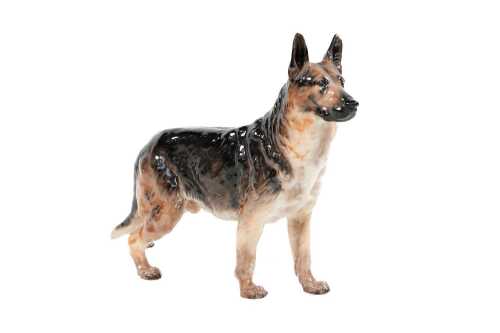 Royal Doulton 'Benign of Picardy' champion German Shepherd porcelain figure