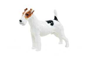 Royal Doulton porcelain Wired Haired Fox Terrier dog figure