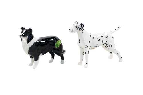 Two Beswick porcelain dog figures
