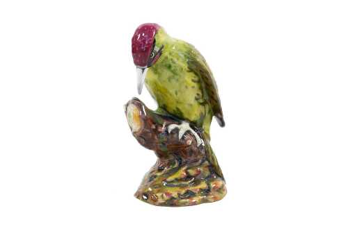 Royal Doulton Animals Bird Collection 'Woodpecker' porcelain bird figure