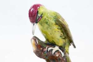 Royal Doulton Animals Bird Collection 'Woodpecker' porcelain bird figure - 2