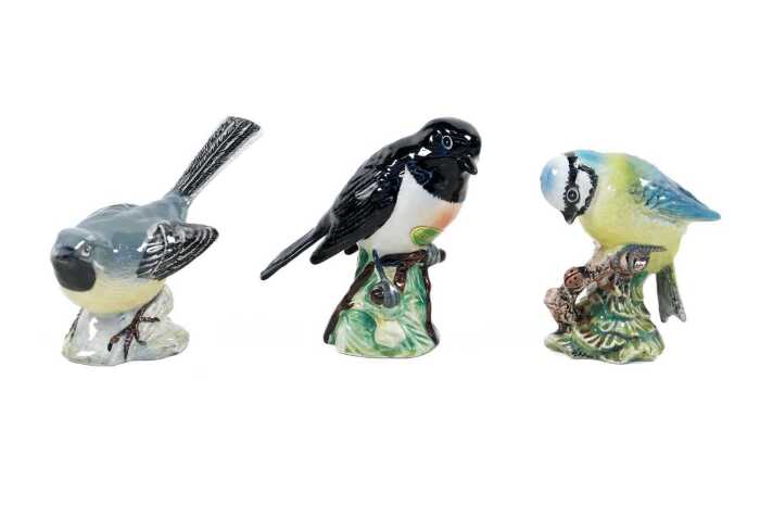 Three Beswick porcelain bird figures