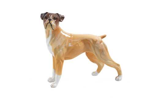 Royal Doulton 'Boxer Dog' porcelain dog figure