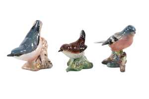 Three Beswick porcelain bird figures