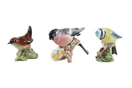 Three Beswick porcelain bird figures