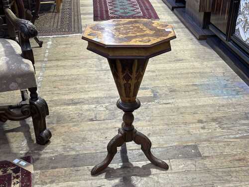 Italian marquetry sewing table