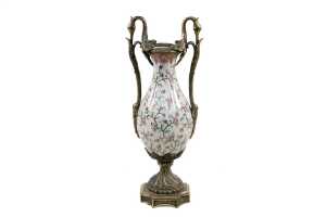French style ceramic baluster vase