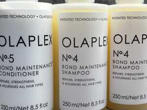 Three bottles of Olaplex shampoo & conditioner - 2
