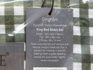 Park Avenue bed sheet set size K - 3