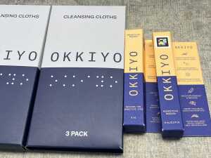 Group of Okkiyo beauty products - 3