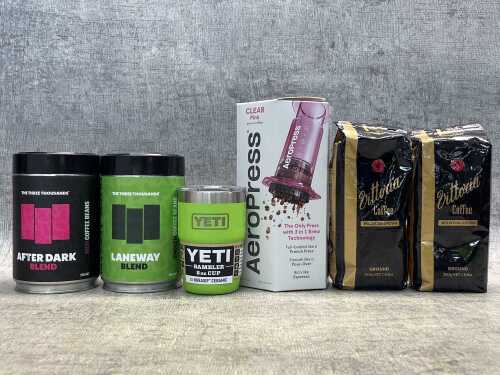 Group of coffee & accessories
