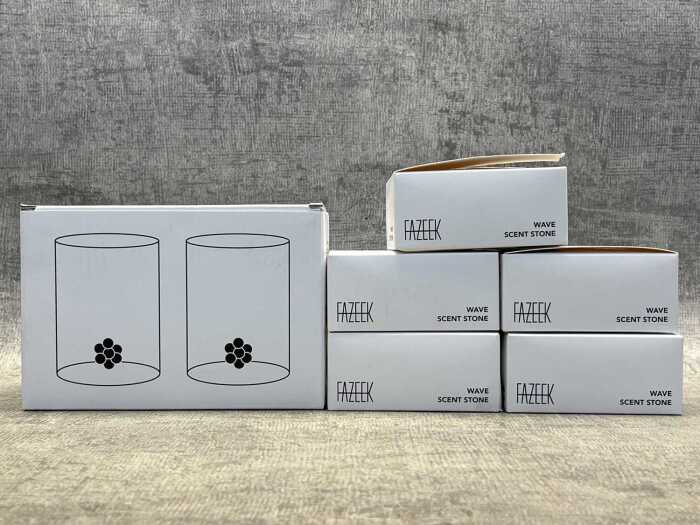 Group of Fazeek homewares, RRP Tumblers $70 and Scent stone $29 each