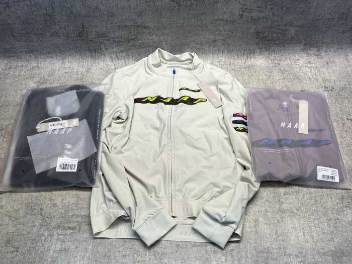 Three MAAP Women's cycling tops size L