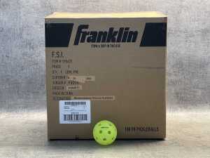 100 pack of Franklin FSPRO pickleballs. RRP $229.