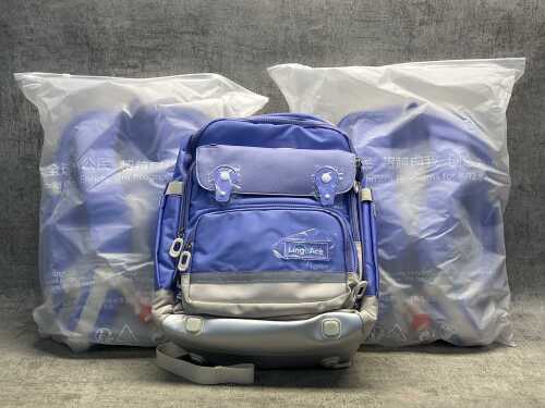 Three LingoAce backpacks