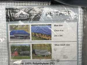 Two outdoor tarps - 2