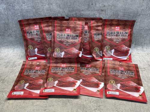 Group of Hapi pork jerky
