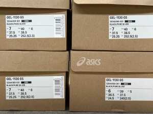 Four pairs of Asics Gel-1130 GS size US 6 & 7 Men's - 4