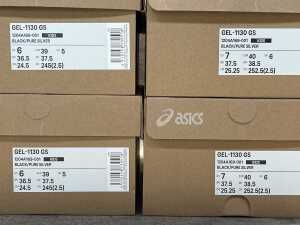Four pairs of Asics Gel-1130 GS size US 6 & 7 Men's - 4