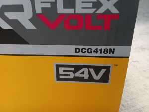 DeWALT XR Flex Volt 54V Lithium Ion Brushless 125mm Angle Grinder. RRP $249 - 3