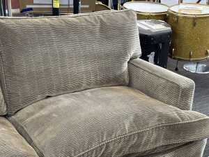 Pair of upholstered two-and-a-half-seat sofas - 3