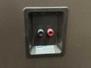 Pair of B&W floorstanding speakers - 3