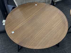 Gainsville walnut occasional and coffee tables - 3