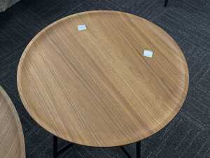 Gainsville walnut occasional and coffee tables - 5