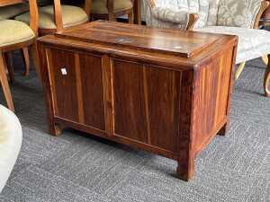 Chinese timber lift-top storage chest