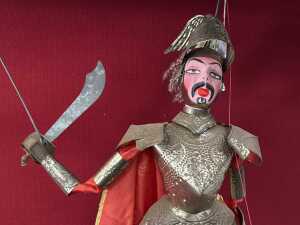 Traditional Sicilian knight in armour marionette - 2