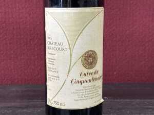 Ch&acirc;teau Birecourt Cuv&eacute;e du Cinquantenaire 1985 - 2