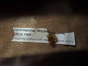 Manby System violin No. 886 with bow - 4