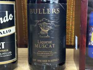 Four bottles of fortified wine, including Bullers Liqueur Muscat - 4