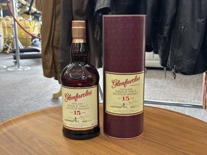 Glenfarclas 15yo Scotch whisky in original packaging