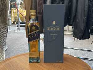 Johnnie Walker Blue Label blended Scotch whisky in presentation box