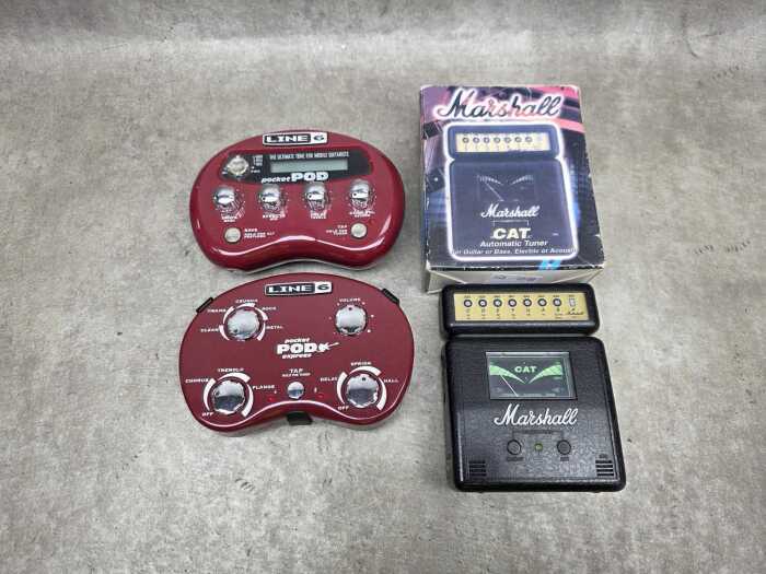 Three portable guitar accessories