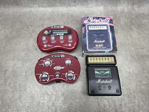 Three portable guitar accessories