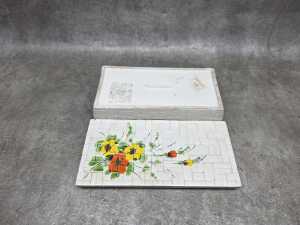 Bitossi mid-century ceramic lidded box with floral decoration - 3
