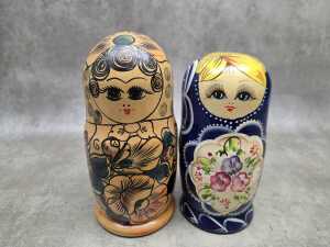 Two Matryoshka Russian nesting dolls - 5