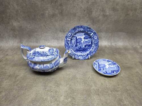 Three Spode porcelain pieces